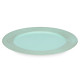 CANDLE HOLDER CIRCLES GREEN DISTRESSED 33CM