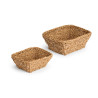 SET 2 CESTI RETTANGOLARI 28X24CM