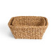 SET OF 5 RECTANGULAR BASKETS 28X24CM