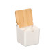 AZUCARERO BLANCO TAPA BAMBU