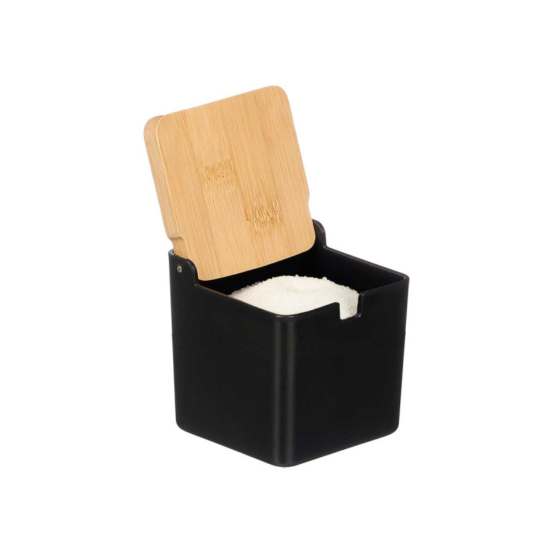 AZUCARERO NEGRO TAPA BAMBU