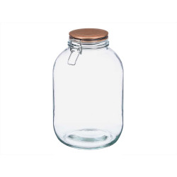TARRO HERMETICO TAPA COLOR COBRE 4L