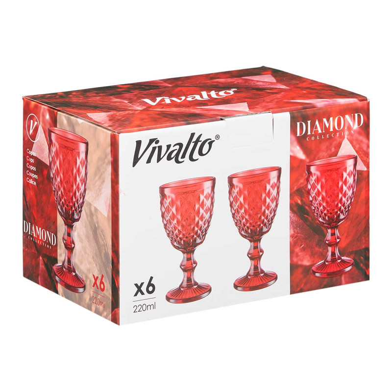 RED DIAMOND GLASS 220 ML