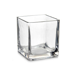 PORTA-VELAS VIDRO 10X10