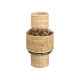 PORTAVELA FORMA GRD VIDRIO RATTAN