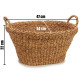 MED OVAL BASKET WITH HANDLE