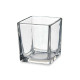 GLASS CANDLE HOLDER 8X8
