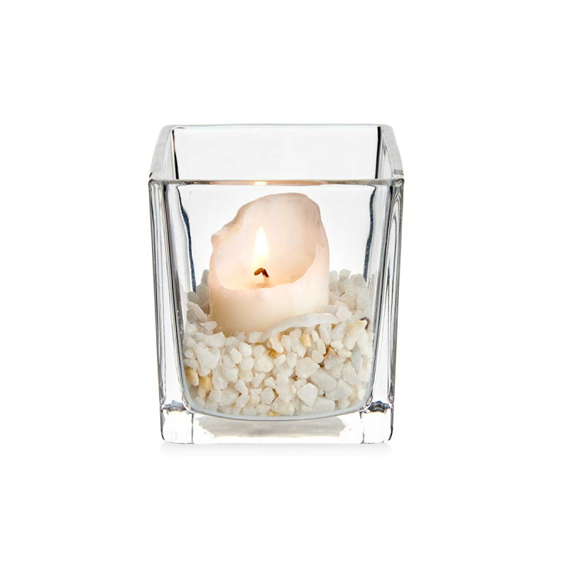 PORTAVELAS CRISTAL 8X8