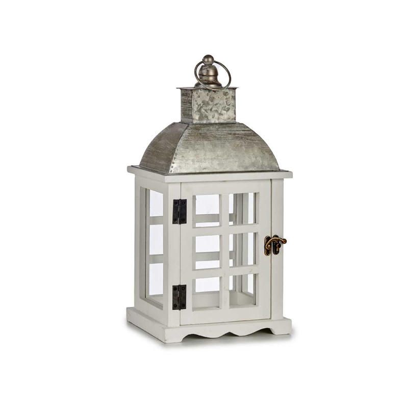 MEDIUM RECTANG WHITE WOOD LIGHT HIGHT