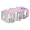 SET 6 VERRES 265ML POINTS NILO
