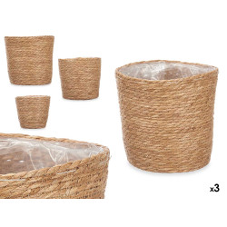 SET 3 TALL ROUND ESPARTO BASKETS 