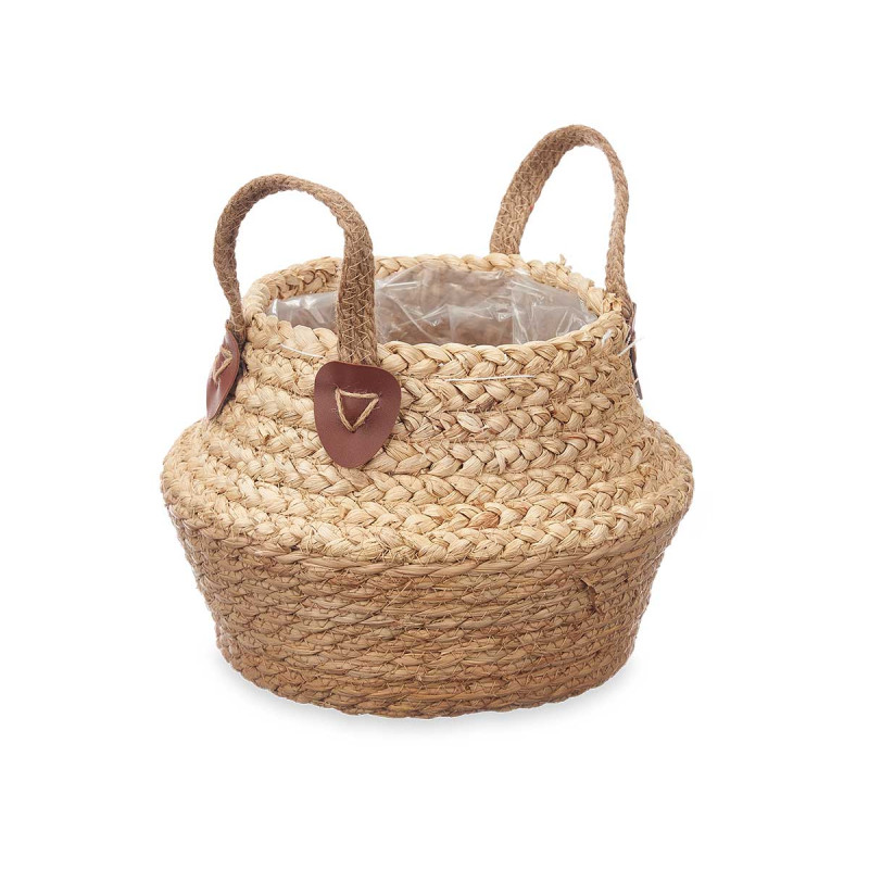CESTO PIEGHEVOLE MANIGLIE SPARTO MISTO 20CM