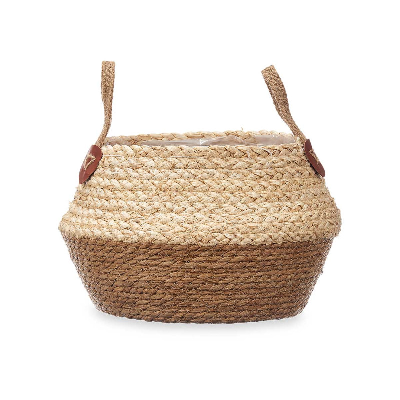 CESTO PIEGHEVOLE MANIGLLIE SPARTO MISTO 24CM