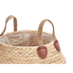 PANIER PLIABLE AVEC POIGNÉES EN SPARTE MIXTE 24CM