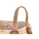 FOLDABLE BASKET WITH HANDLES MIXED ESPARTO 30CM