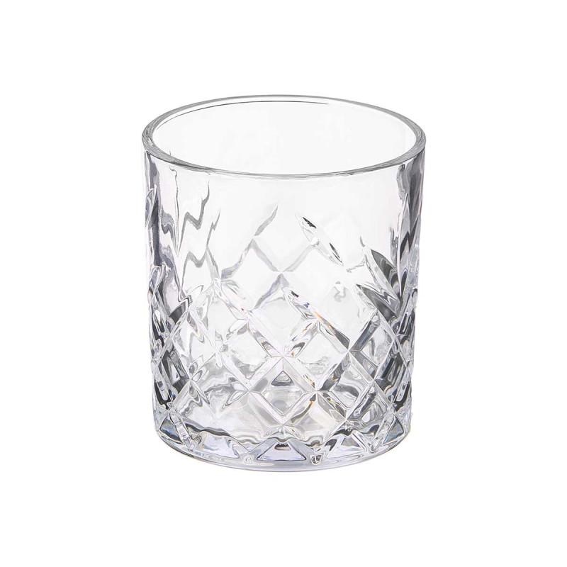 VERRE DÉCOUPÉ 350ML TRANSPARENT