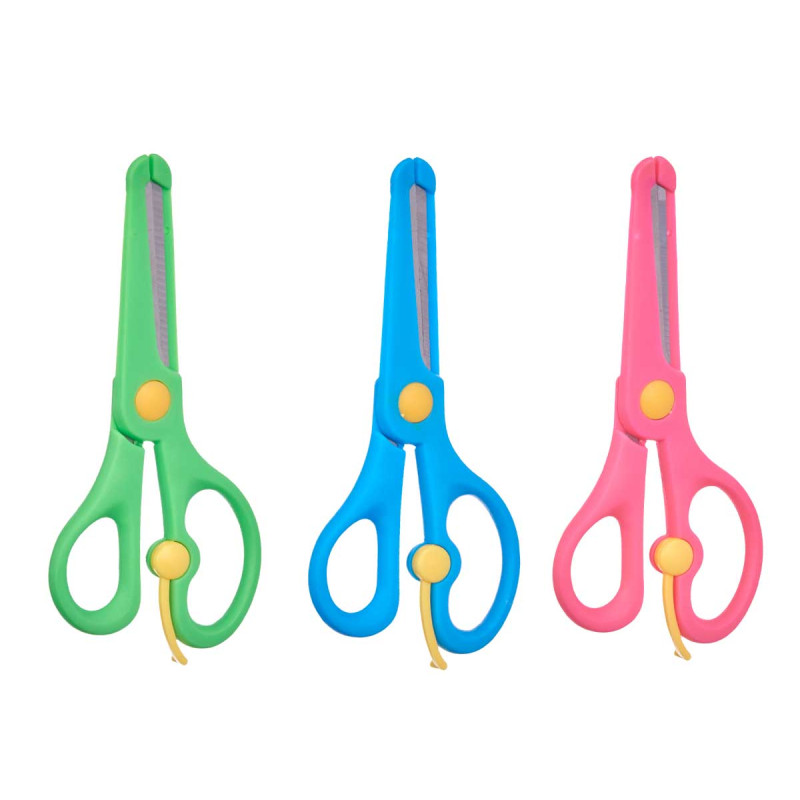 CHILDREN'S SCISSORS WITH SAFETY ASSORT 3