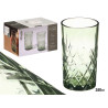 VERRE DÉCOUPÉ 380ML VERT
