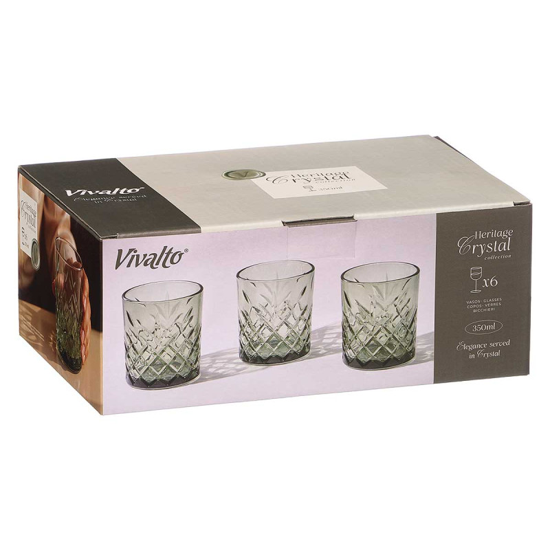 VASO TROQUELADO 350ML VERDE