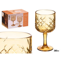 380ML AMBER DIE-CUT CUP