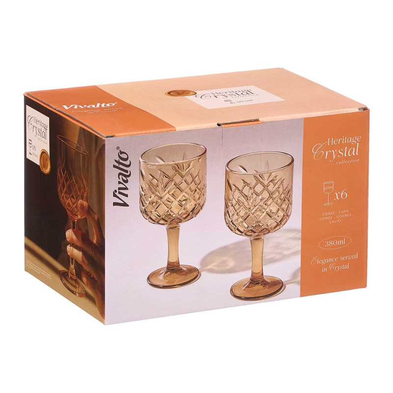 COUPE DÉCOUPÉE 380ML AMBRE