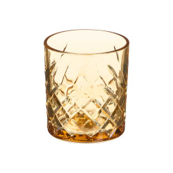 VASO TROQUELADO 350ML AMBAR