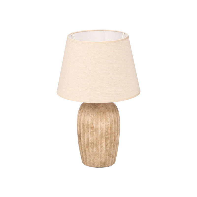 LAMPADA ENVELHECIDA RISCAS VERTICAIS 44CM
