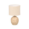 LAMPADA ENVELHECIDA REDONDA RISCAS HOR 33CM