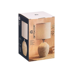 ROUND VINTAGE LAMP HORIZONTAL STRIPES 28CM
