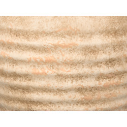 LAMPARA ENVEJECIDA REDONDA RAYAS HORIZ 28CM