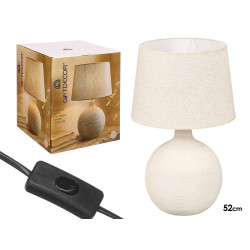 LAMPADA RISCAS BRANCA 52CM