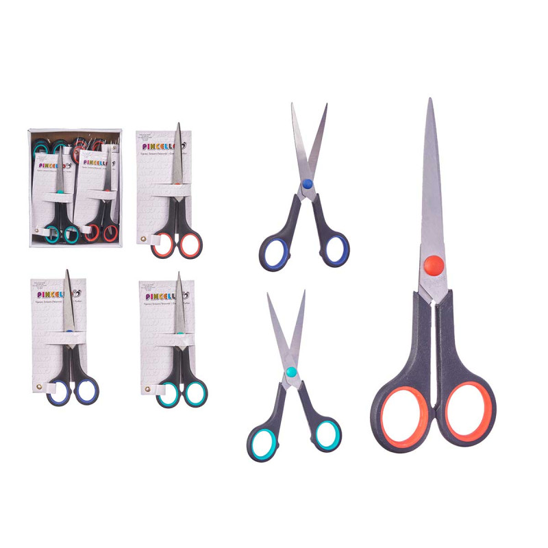 TESOURA MEDIA NORMAL 17CM SORT 4