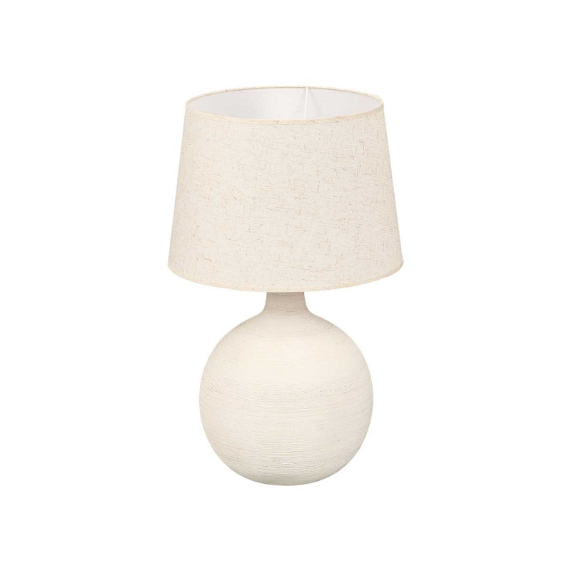STRIPED WHITE LAMP 52CM