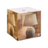 LAMPE RAYURES TERRE 39CM