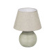 LAMPE À RAYURES VERTES 39CM