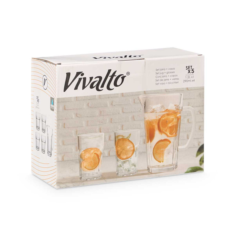 SET 5PZ BROCCA BICCHIERI ACQUA
