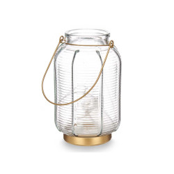 LANTERNA LED RISCAS ALTA TRANSPARENTE