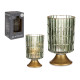 LANTERNA LED BASE METALLO VERDE