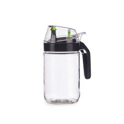 HUILEUSE VERRE 660ML AÉRATEUR NOIR