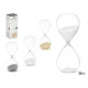 SABLIER 15CM ASRT 3 COUL NEUTRE ENVIRON 45 MINUTES