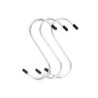SET 3 LARGE METAL HOOKS 