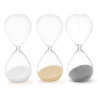 AMPULHETA 25CM SORT 3 COR NEUTROS 45 MIN APROX