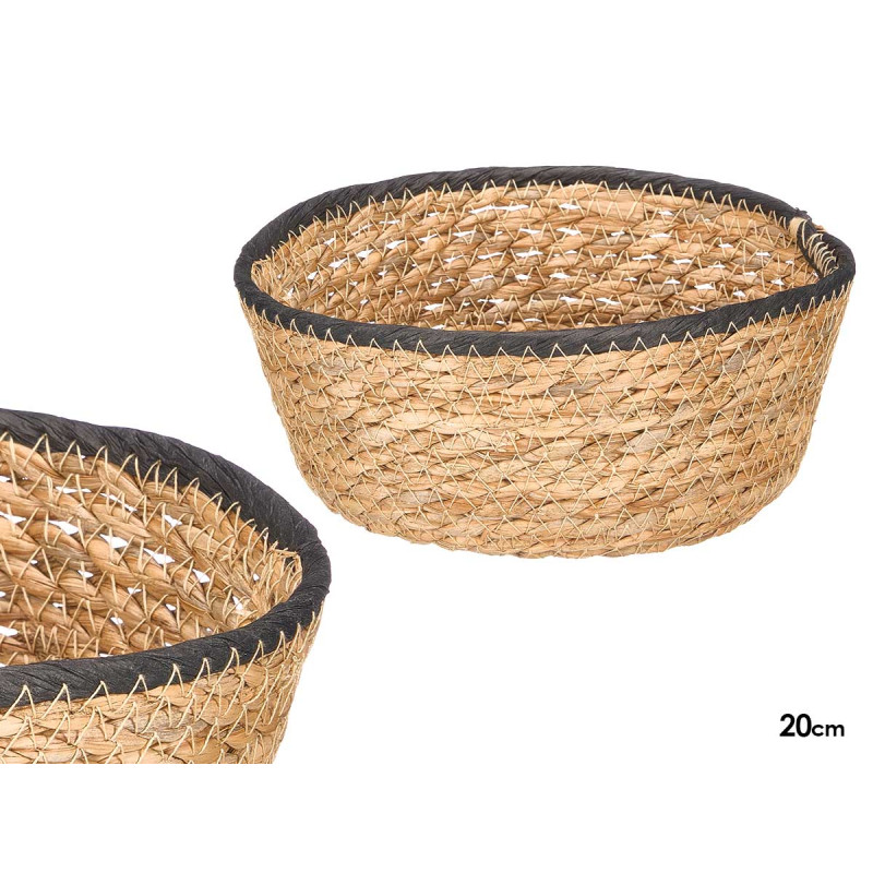CESTO REDONDO 20CM NEGRO