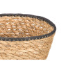 BLACK 20CM ROUND BASKET