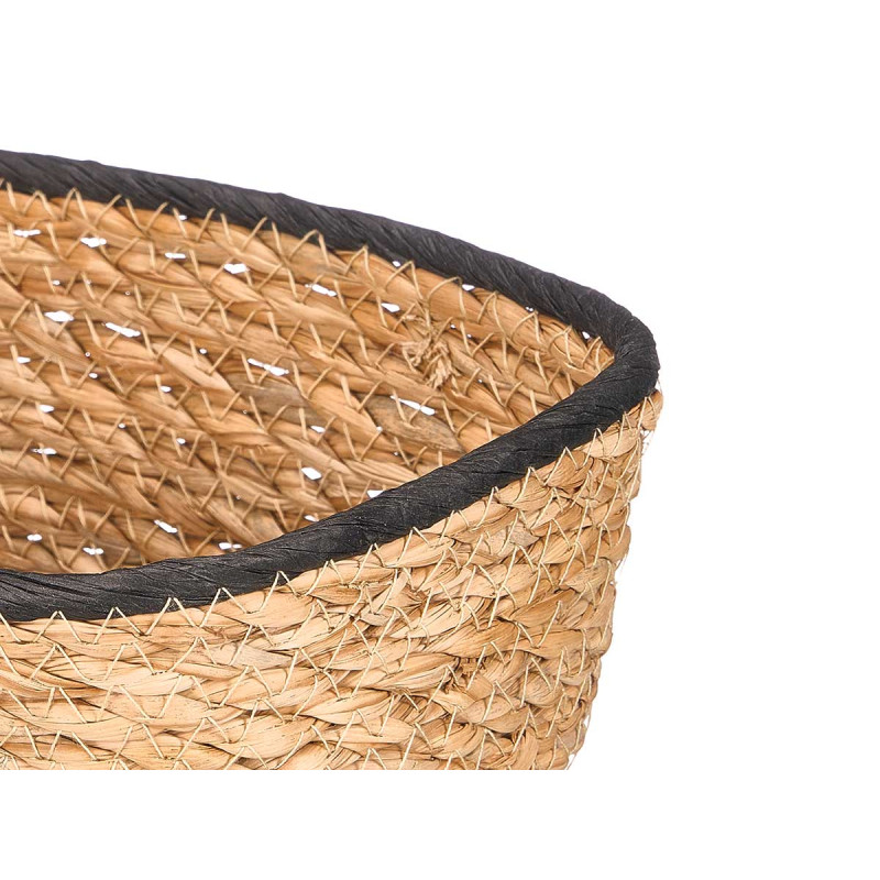 CESTO RECTANGULAR 24X18CM NEGRO