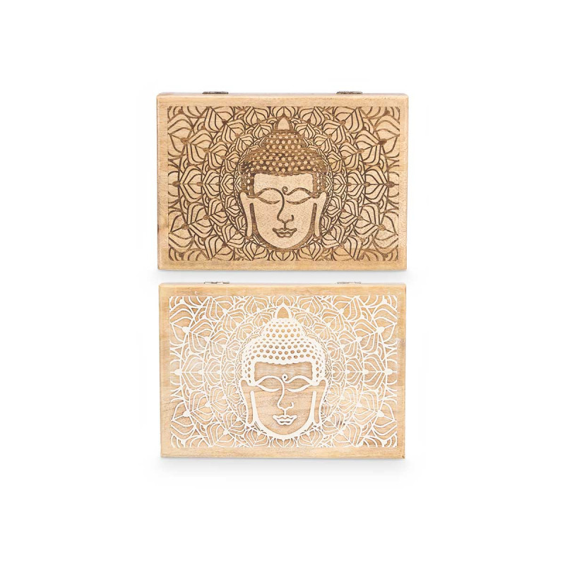SCATOLA RETT GRD BUDDHA ASS 2 COLORI 