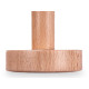 SET 2 WOODEN HANGERS NATURAL COLOUR