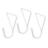 SET 3 CINTRES TRIANGLE BLANC