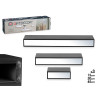 WALL MIRROR 15 30 45 WITH 3 SHELVES BLACK