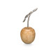 SOPORTE DECORACION TRIPLE CEREZA PLATEADO